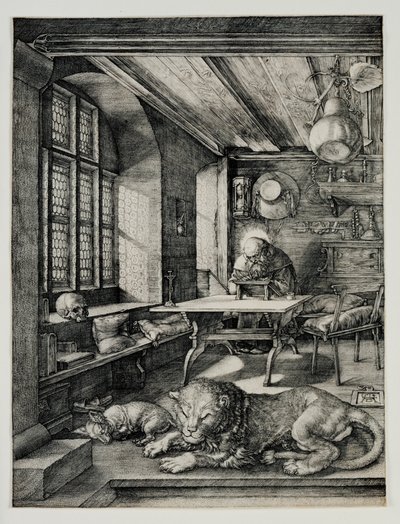 St. Hieronymus in seinem Studierzimmer, 1514 von Albrecht Dürer